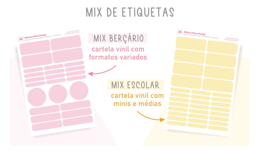 kit etiqueta escolar e kit etiquetas para creche